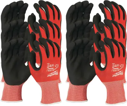 Pracovní rukavice Milwaukee BULK CUT, ochrana proti proříznutí A, velikost 7 (S), 12 párů, 4932479713